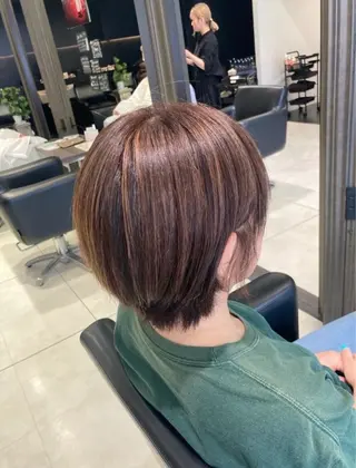 カラー メンズモデル板橋 島田依杏のヘアスタイル
