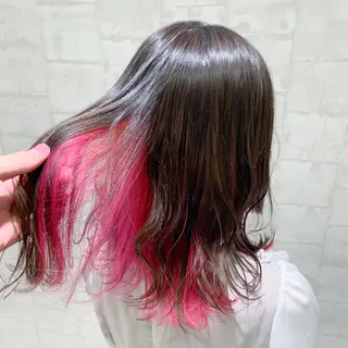 ミディアム カラー 美髪矯正 特化　川田のヘアスタイル