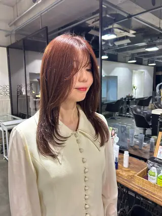 ロング unsarto所属・レイヤー💫パーマ 🌙 nanacoのヘアスタイル