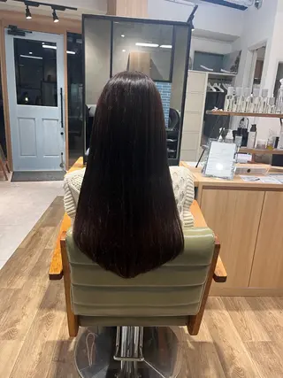 ロング カラー 武田 綺音のヘアスタイル