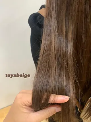 ロング カラー Nagisa🥥🧡 南森町駅 徒歩30秒のヘアスタイル