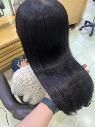 ロング カラー ヘアアレンジ チャンモリパーマ/韓 国/Minami🦋のヘアスタイル