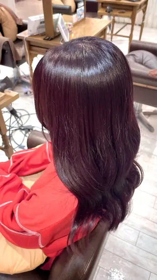 ロング カラー 杉浦 悠月のヘアスタイル