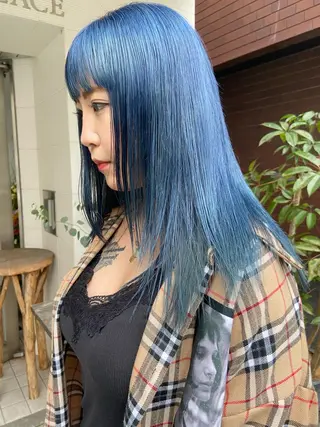 ミディアム カラー 松尾太樹 【pia】福岡美容室のヘアスタイル