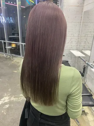 セミロング 美髪特化✨ 伊織✨縮毛矯正✨のヘアスタイル