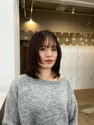 ミディアム カラー fit /HONOKAのヘアスタイル
