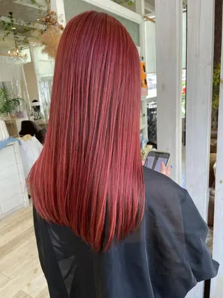 ロング カラー 東恩納 誠のヘアスタイル