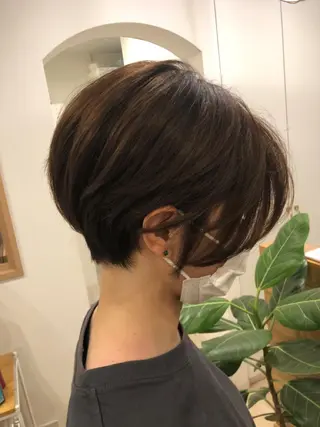 ショート カラー パーマ ヘアアレンジ 【ツヤ髪美容師】 ツダケイスケのヘアスタイル