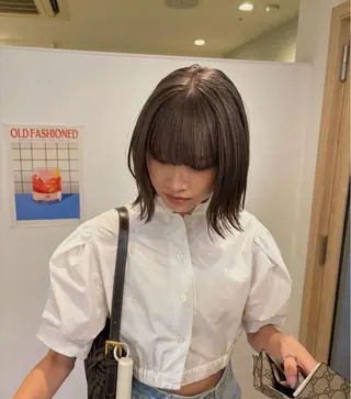 ショート カラー 藤本 泰 / カットモデル様募集中のヘアスタイル