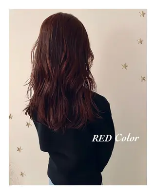 ロング カラー 市川 千夏のヘアスタイル
