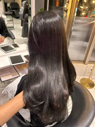 ロング mion🦋韓国ヘア 透明感カラー🫧のヘアスタイル
