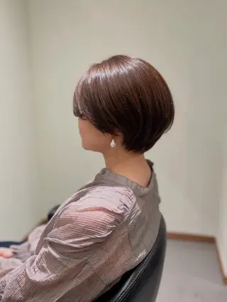 ショート クニモトハルナ ボブ/柔らかカラーのヘアスタイル