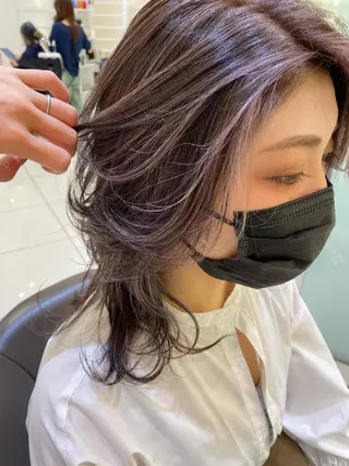 ミディアム カラー marju銀座 マージュギンザのヘアスタイル