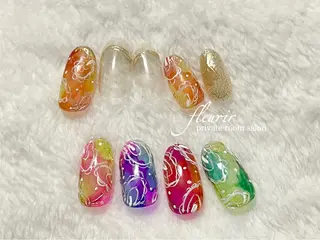 ネイル フルリール 【プライベートサロンのネイルデザイン