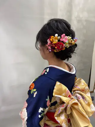 ヘアアレンジ かくばり ちえのヘアスタイル