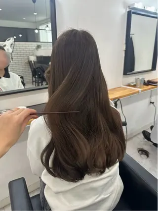 ロング カラー ヘアセット🎀透明感 カラーHiROEのヘアスタイル