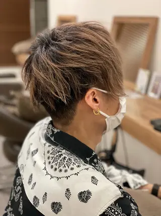 ショート メンズ やまこし 美裕樹のヘアスタイル