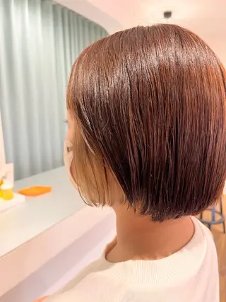 ミディアム カラー 武村美咲/ 暖色/艶カラーのヘアスタイル