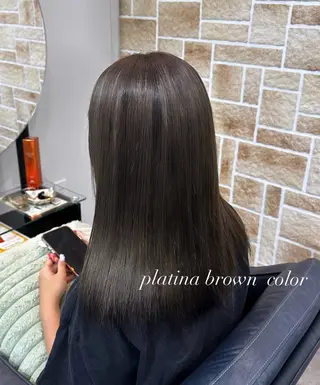 ミディアム カラー 透明感カラー/ メンズパーマ/竜希のヘアスタイル
