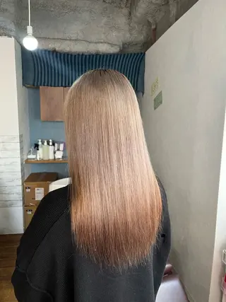 ロング カラー 似合わせ/ブリーチ/ 髪質改善/ミクෆ‪のヘアスタイル