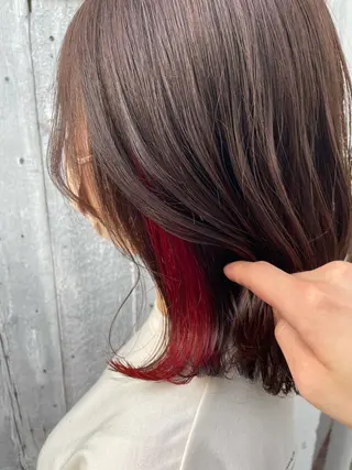 カラー 【店長】インナー指名 No.1戸塚優思のヘアスタイル