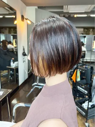 ショート カラー ヘアアレンジ ✨前田 優・2拠点✨ ✨恵比寿・札幌店✨のヘアスタイル