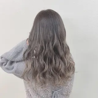 セミロング カラー ヘアアレンジ 🤍韓国ヘア特化 🤍力丸🤍のヘアスタイル