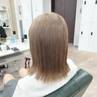 ミディアム カラー JUNSHIN🦋 ヘアセット／カラーのヘアスタイル