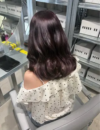 ミディアム カラー ダブルカラー/レイヤ ーカット 🤍ゆきなのヘアスタイル