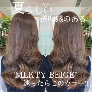 ロング カラー ヘアアレンジ Zina渋谷エリア マネージャShionのヘアスタイル