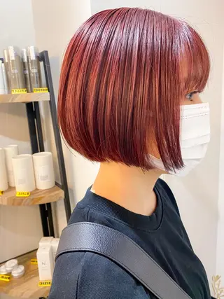 ショート カラー louwe 武藤幸世のヘアスタイル