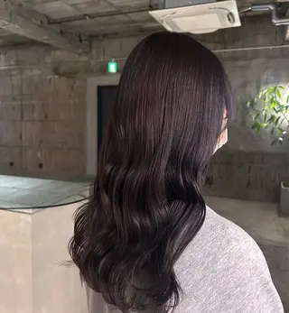 セミロング カラー 玉置七海✨ ／透明感／髪質改善のヘアスタイル