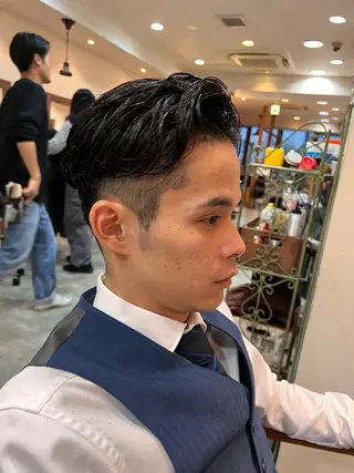メンズ 透明感・艶感 小坂隼斗のヘアスタイル