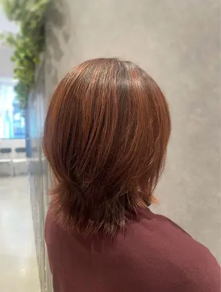 ミディアム rush/松岡 音羽/東大阪𓈒𓋜のヘアスタイル