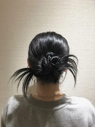 ミディアム ヘアアレンジ 桜新町/ Mea⭐︎のヘアスタイル