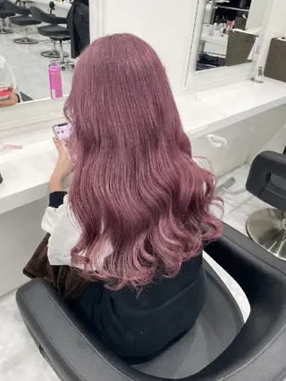 ロング カラー ヘアアレンジ 🪞【公式】表参道 🪞knot🪞のヘアスタイル