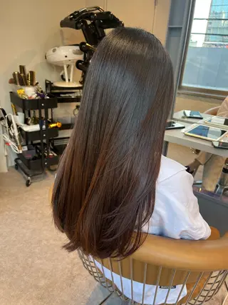 ロング うしだ かおるのヘアスタイル