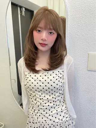 ミディアム 髙杉 心のヘアスタイル