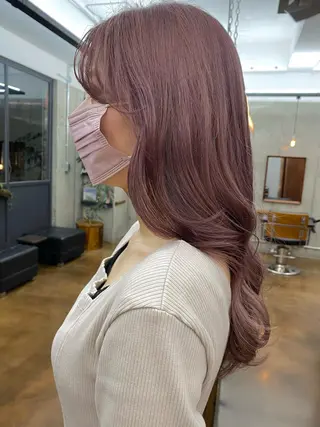 ロング カラー ハイトーン/デザイン hirokiのヘアスタイル
