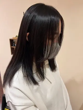 セミロング 韓国スタイル🫧 サーシャのヘアスタイル