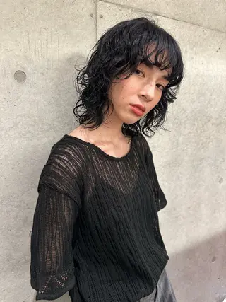 ミディアム パーマ お悩み解決パーマ hana🩰のヘアスタイル