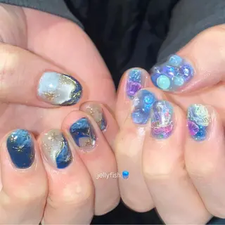 ネイル nano/きもかわ nail🐬🫧のネイルデザイン