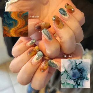 ネイル ASA nail / アート☀︎ニュアンスのネイルデザイン