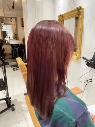 ミディアム re view 横山瑞稀のヘアスタイル