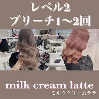 セミロング カラー ダブルカラー特化💍 tiam💍韓国ヘアのヘアスタイル