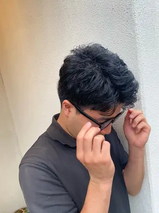 パーマ メンズ 美容室 sanctuaryのヘアスタイル