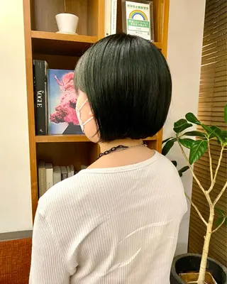 ショート カラー Paddle所属・似合わせレイヤー/ ニュアンスパーマ高倉のヘアスタイル