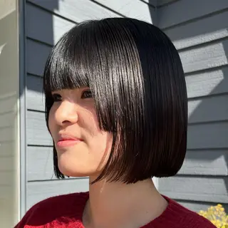 ショート シマダ ユウナのヘアスタイル