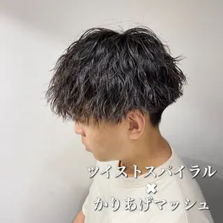 パーマ メンズ Loy所属・メンズヘア特化 パーマ 縮毛矯正🔷のヘアスタイル