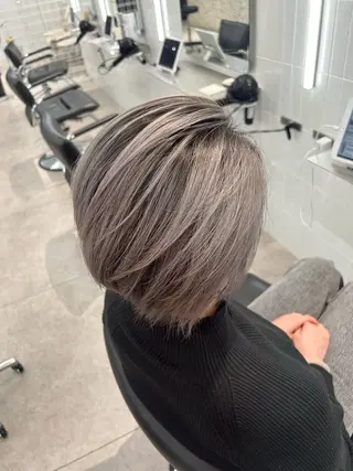 ショート カラー フェード・メッシュ ハイトーン/fumaのヘアスタイル